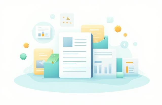 Illustration of documents and resources