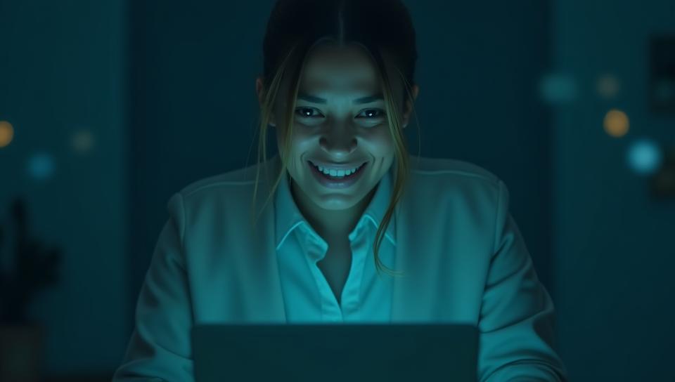 Person searching for help on a laptop, representing customer support